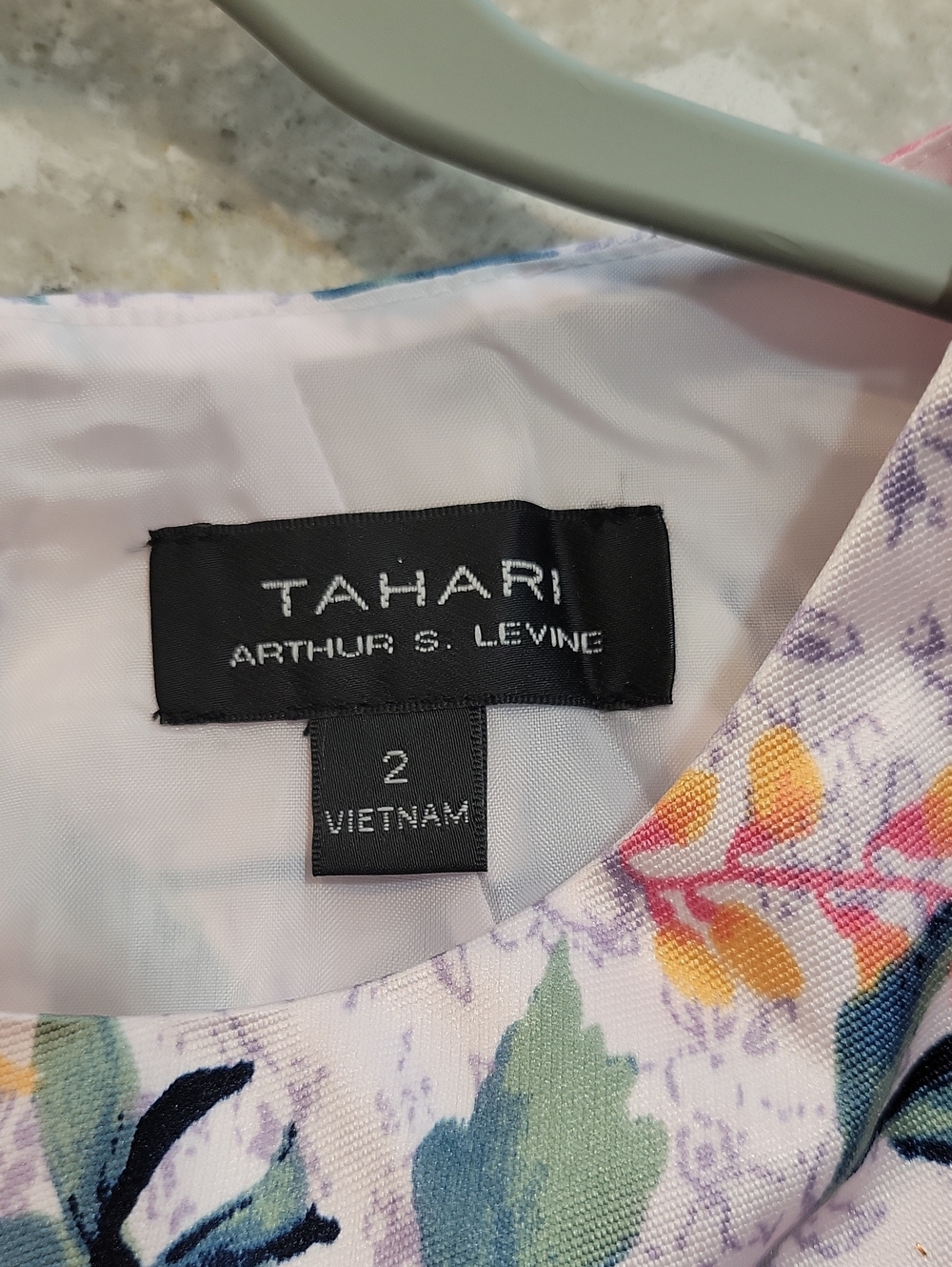 Tahari ASL Women's Sleeveless Bow Waist Dress Size 2 - Picture 5 of 9
